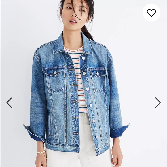 Madewell oversized denim jacket